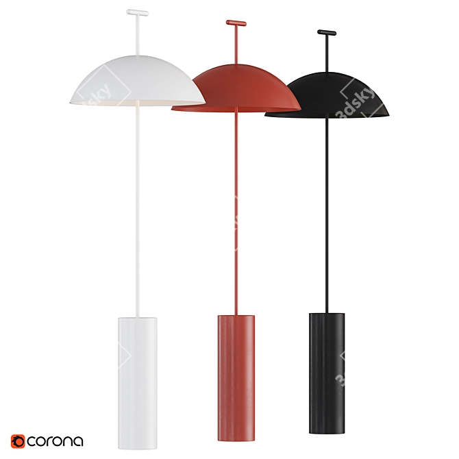 GEEN-A Kartell | Stylish Floor Lamp 3D model image 2
