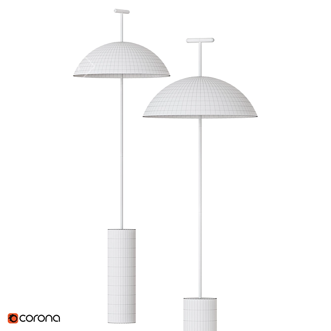 GEEN-A Kartell | Stylish Floor Lamp 3D model image 3