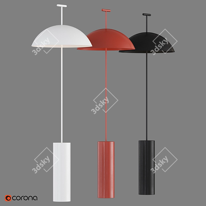 GEEN-A Kartell | Stylish Floor Lamp 3D model image 4