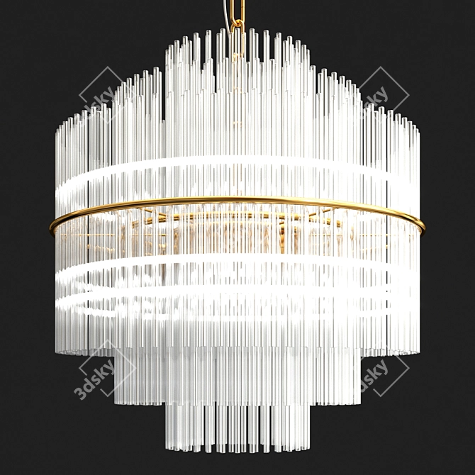 Elegant Nightfall Illumination 3D model image 1