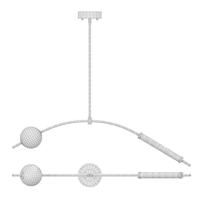 Lampatron LIVIA 2 LED Pendant 3D model image 3