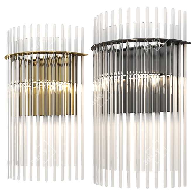 Reflex Charleston Wall Light 3D model image 1