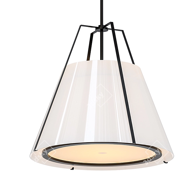 Crystorama Fulton Pendant Light 3D model image 1