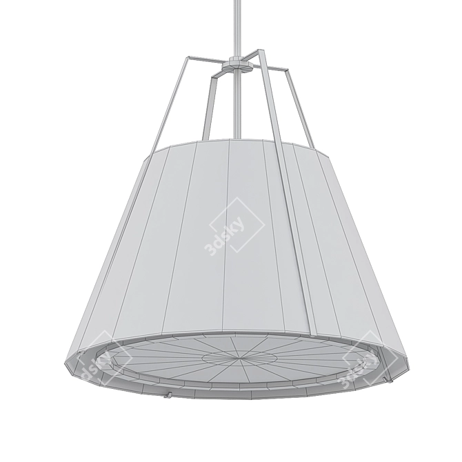 Crystorama Fulton Pendant Light 3D model image 2