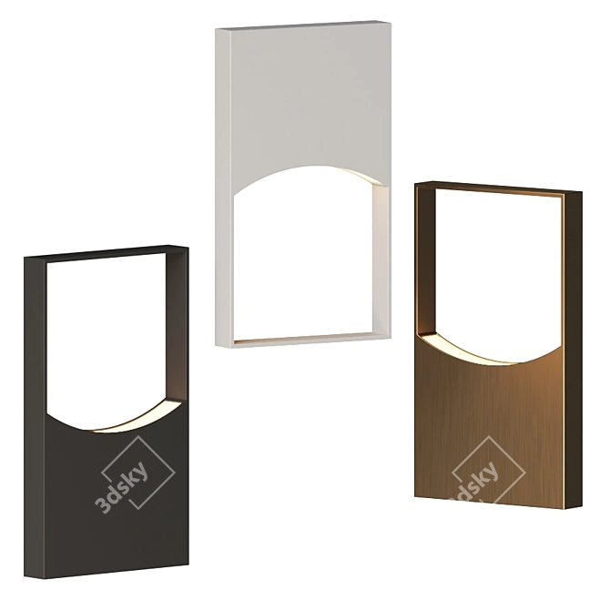 Celestial Glow: Zodiac Wall Sconce 3D model image 1