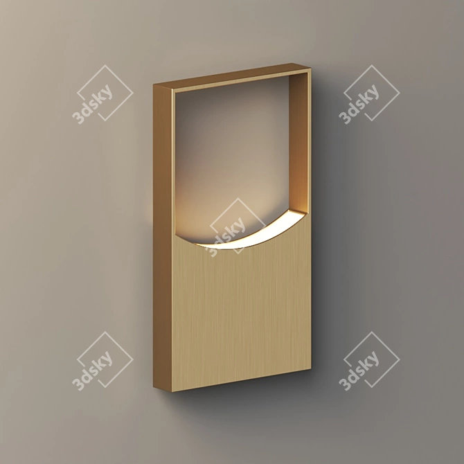 Celestial Glow: Zodiac Wall Sconce 3D model image 3