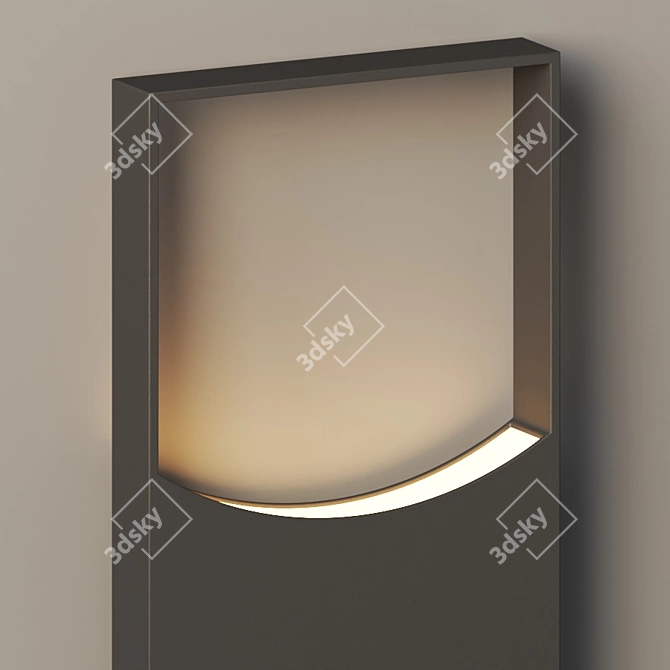 Celestial Glow: Zodiac Wall Sconce 3D model image 4
