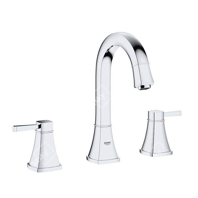 Grandera Mixer Taps Set 3D model image 2
