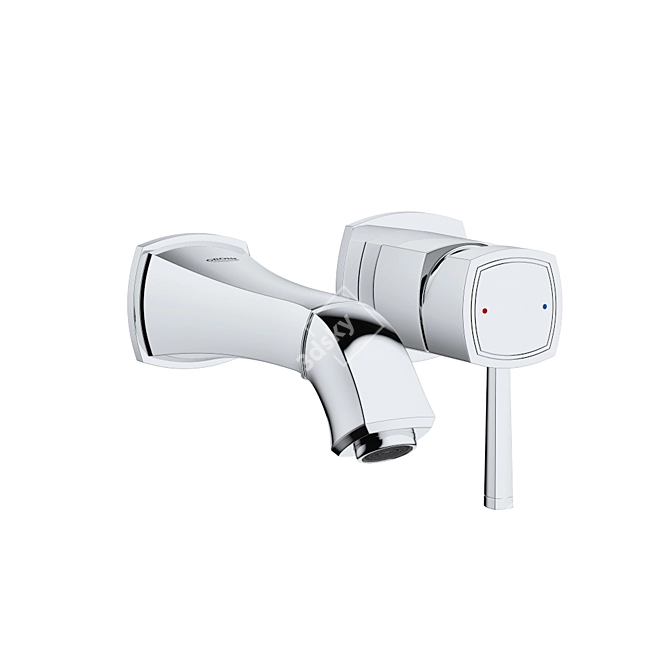 Grandera Mixer Taps Set 3D model image 3