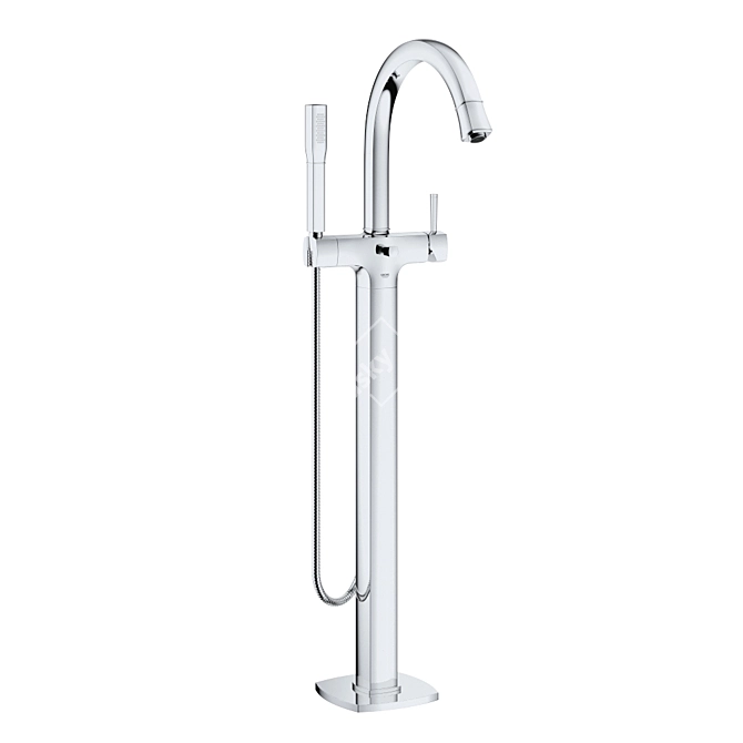 Grandera Mixer Taps Set 3D model image 4