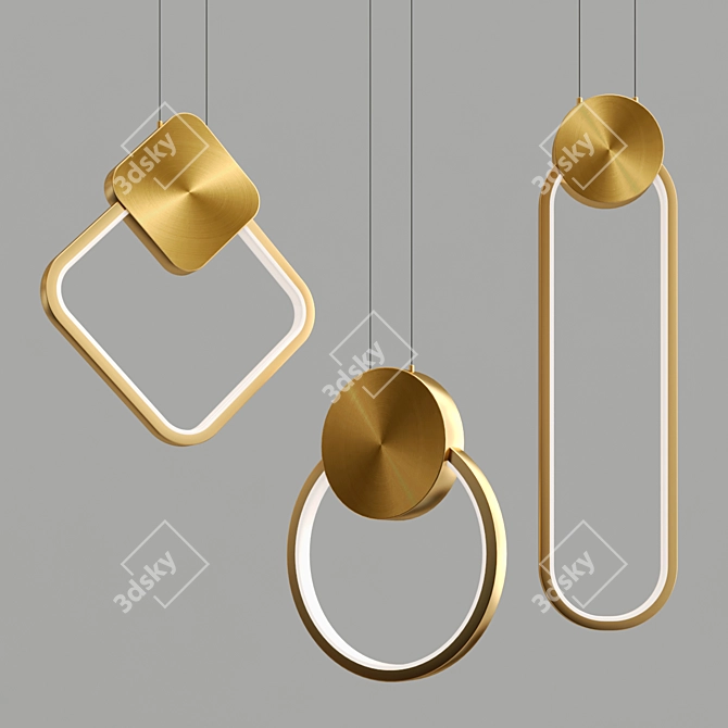 Modern Mitch Design Lamps 3D model image 3