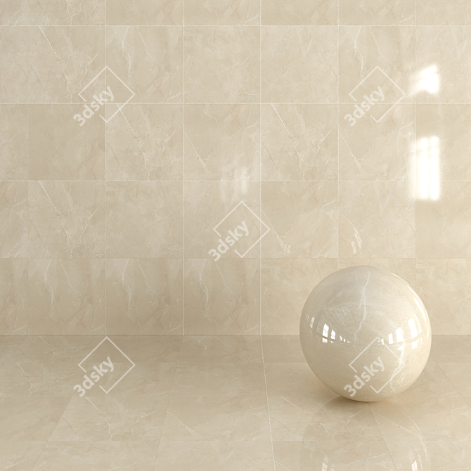 Pulpis 60x60: HD Texture Wall & Floor 3D model image 1