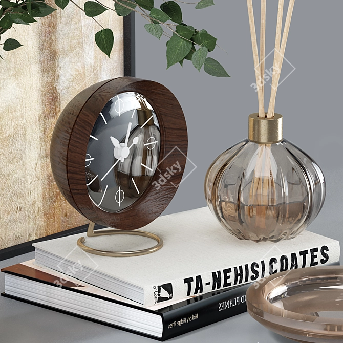 Elegant A4 Decor Set 3D model image 2