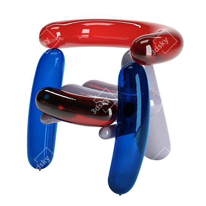 Innovative Blow Armchair: Future Perfect 3D model image 7