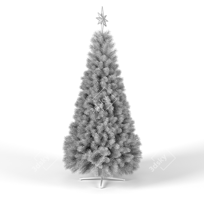 Animated Christmas Tree - 275cm 3D model image 7