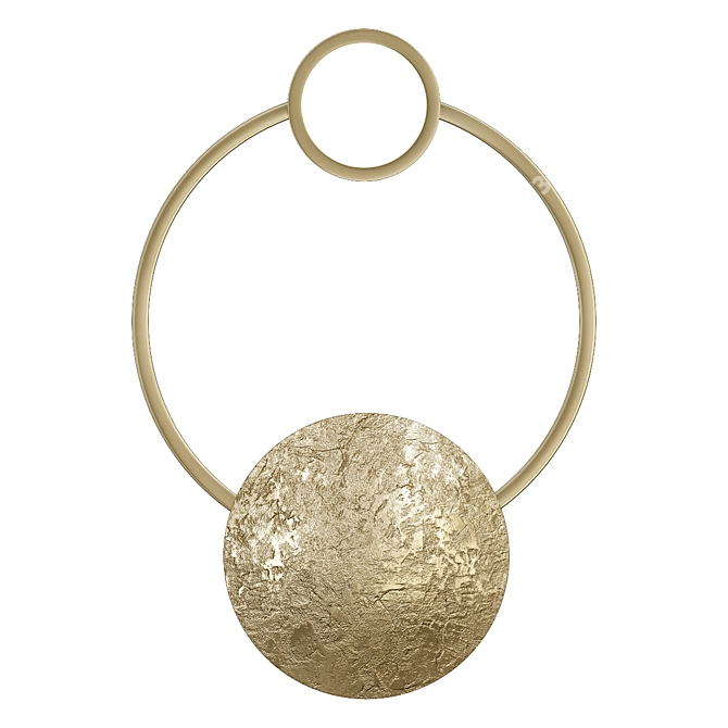 Vintage Industrial Pendant Light 3D model image 1