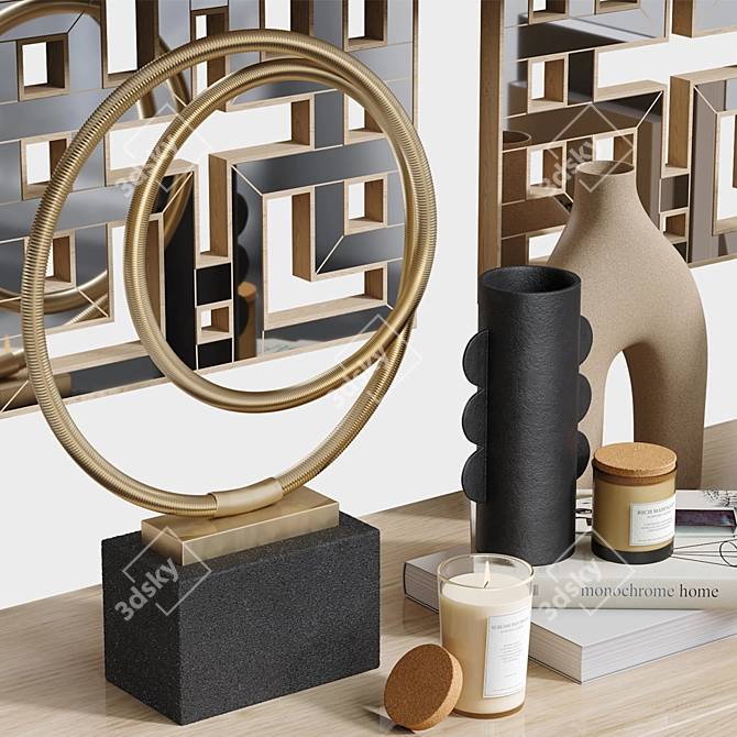 Versatile Decorative Set 1 3D model image 12