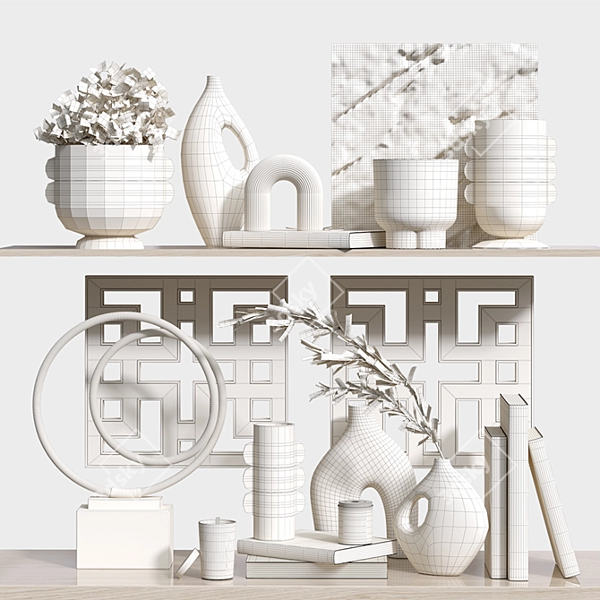 Versatile Decorative Set 1 3D model image 16