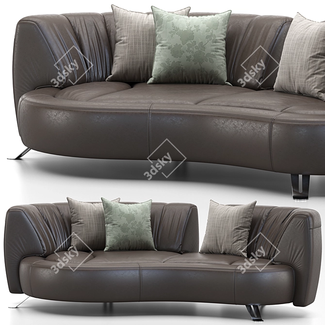 Modern Desede DS-164/29 Sofa 3D model image 2