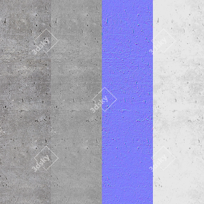 Durable Concrete Material 3D model image 3