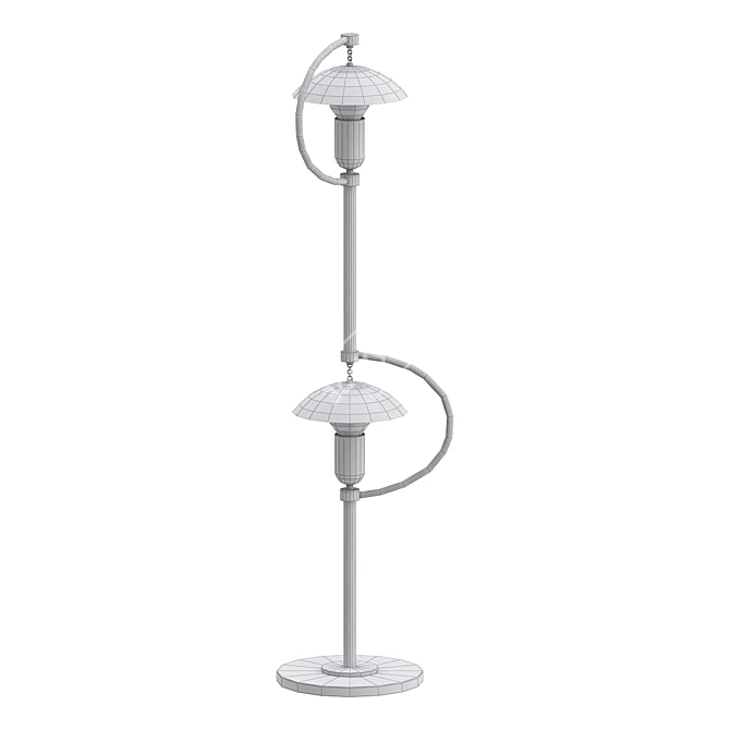 Elegant Sofo Floor Lamp 3D model image 2