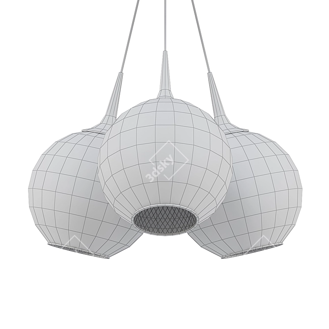 Zin 21 LED Multi Light Pendant 3D model image 2
