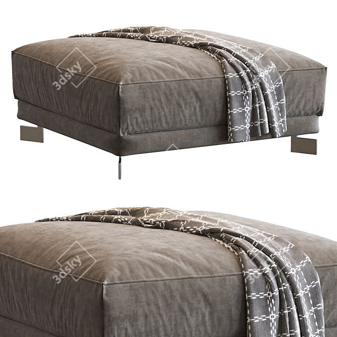 Modern Ottoman Design | Driade Bedda Terry Dwan 3D model image 2