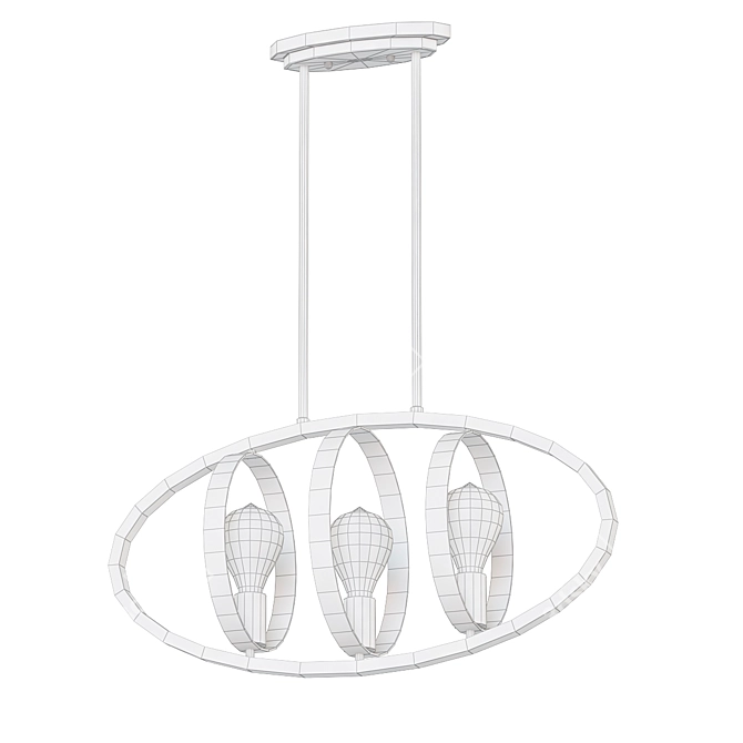 Vele Luce Olympic Pendant Light 3D model image 2