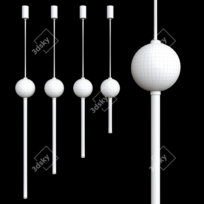 Illuminated Elegance: Divert Design Lamps 3D model image 3