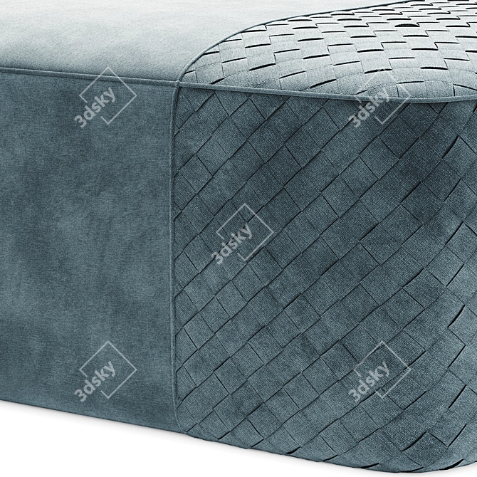 Luxurious Ulivi Dominic Pouf 3D model image 5