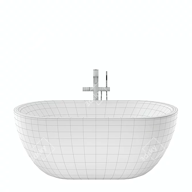 BelBagno BB27 - Stylish Bathroom Vanity 3D model image 3