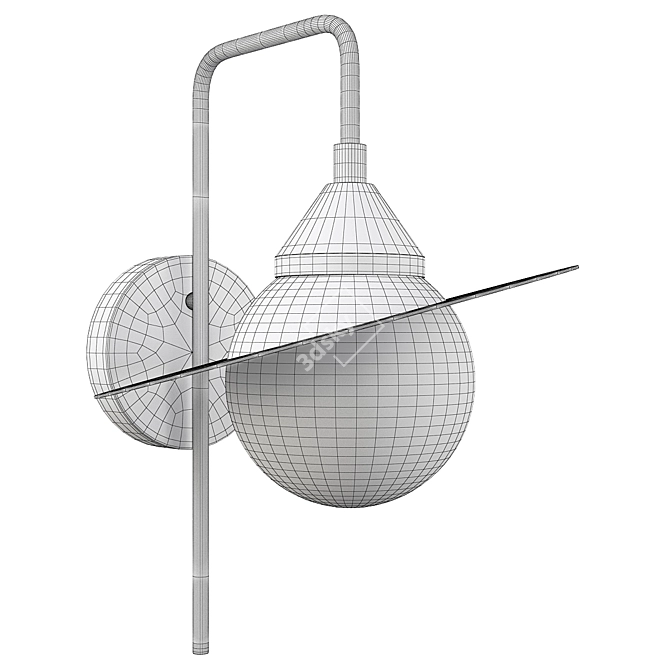 Stilfort Saturn Wall Sconce 3D model image 2