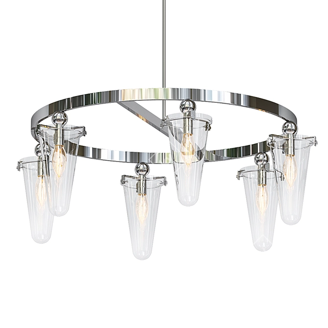Elegant Russe 32 Chandelier 3D model image 1