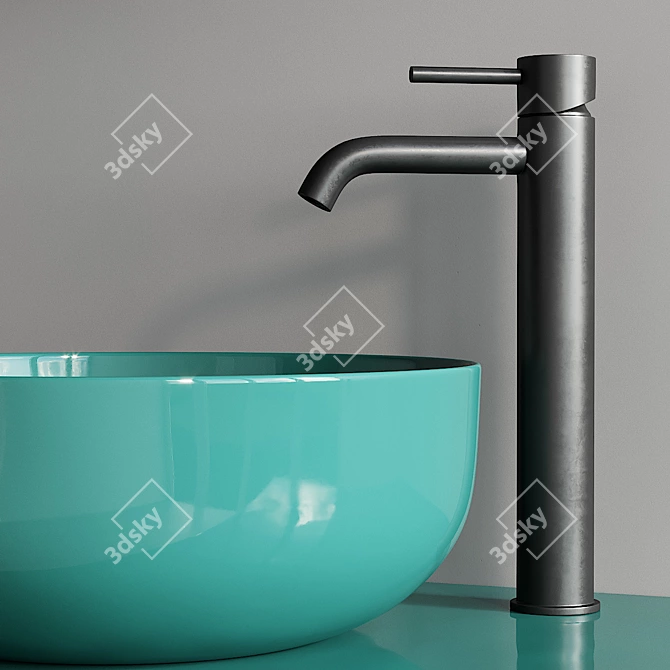 Ceramica Cielo Multiplo: Wall-Mounted Vanity Set 3D model image 4