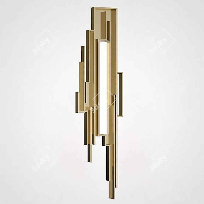 Stylish Loft Inspired MOOIELIGHT 3D model image 3