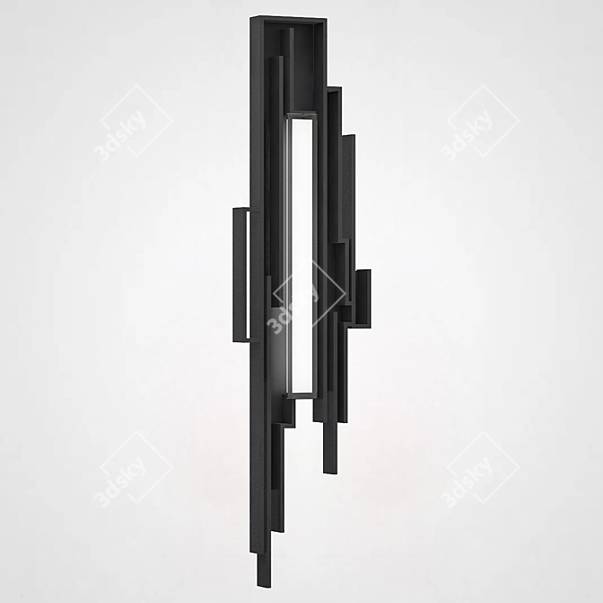Stylish Loft Inspired MOOIELIGHT 3D model image 4