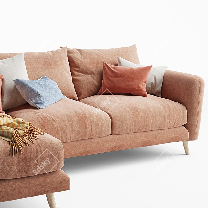 Ultimate Comfort Squishmeister Sofa 3D model image 5