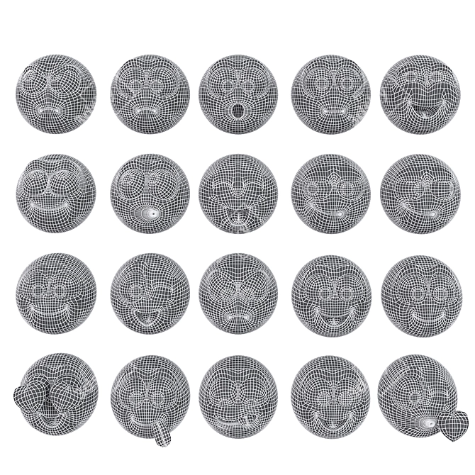 Realistic Emoji Pack | High Quality 3D Models 3D model image 6