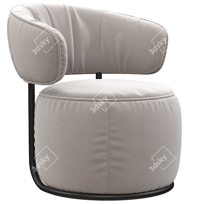 Picolo Softline Chair - Stylish and Comfortable 3D model image 1