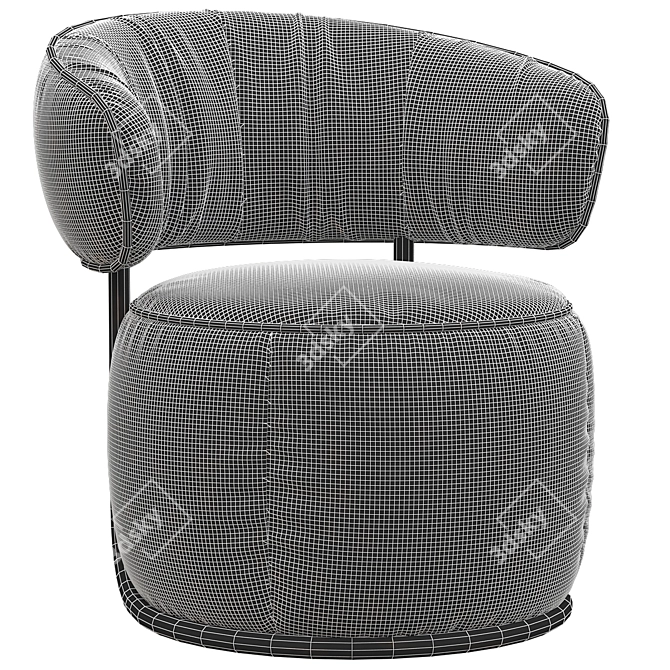 Picolo Softline Chair - Stylish and Comfortable 3D model image 5
