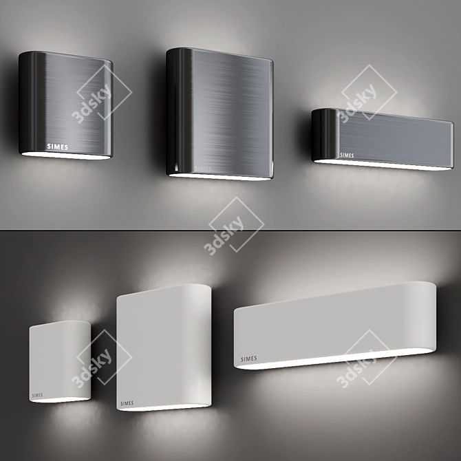 Minimalist Wall Light by POCKET 3D model image 3