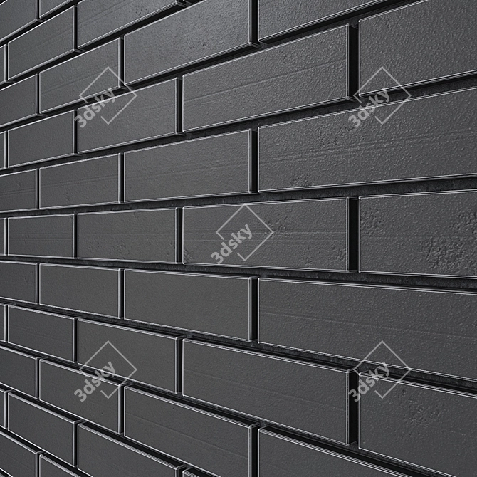 Seamless Brickwork Texture 3D model image 3