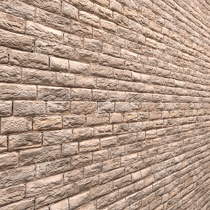 ElegantBrick Texture Set 3D model image 3