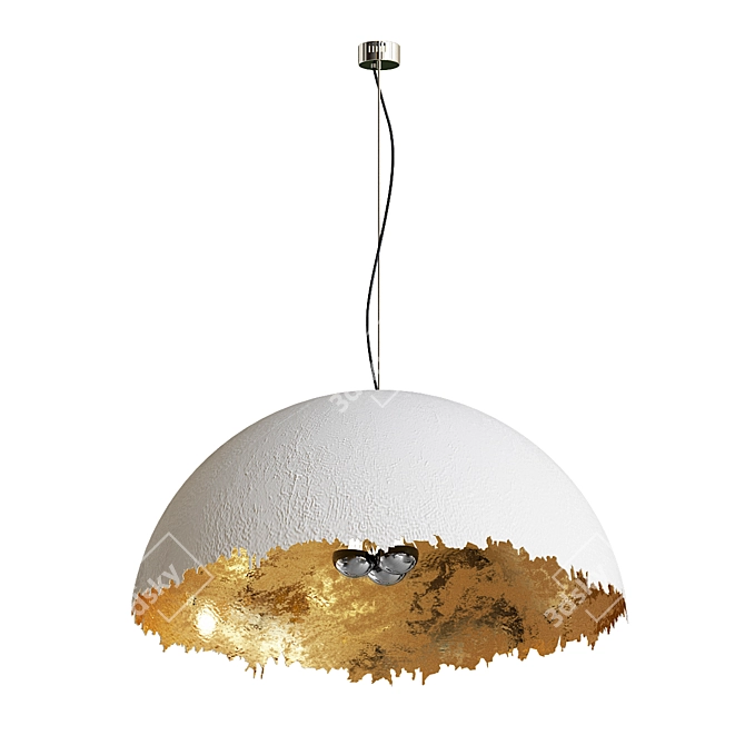 Elegant Postkrisi Pendant: 80cm Diameter 3D model image 2