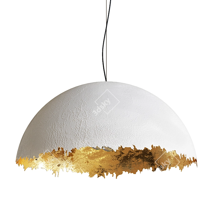 Elegant Postkrisi Pendant: 80cm Diameter 3D model image 3