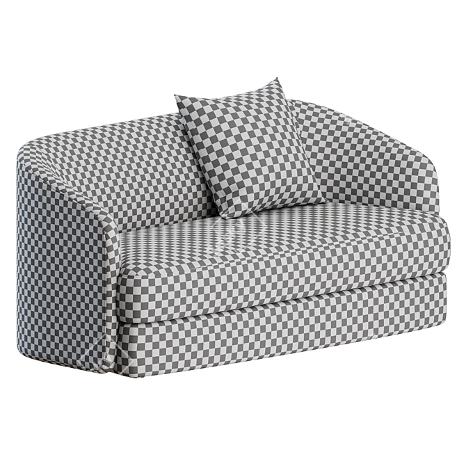 Covent 2 Seater Sofa: Contemporary Comfort by New Works 3D model image 3
