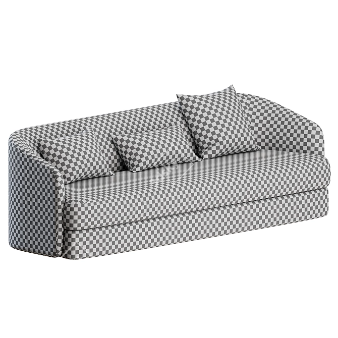 Modern Elegance: Covent 3 Seater Sofa 3D model image 2