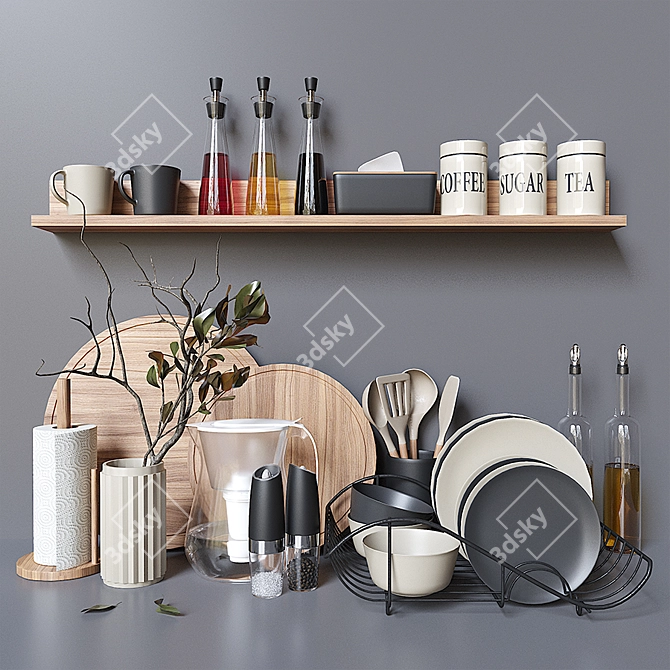 Kitchen Essentials Kit 3D model image 1