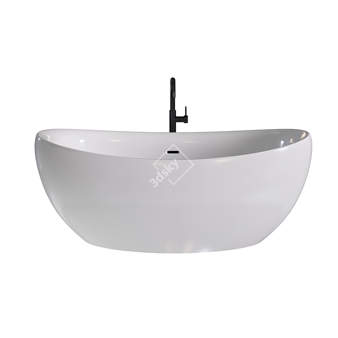 Luxury Freestanding Bathtub Abber 3D model image 2