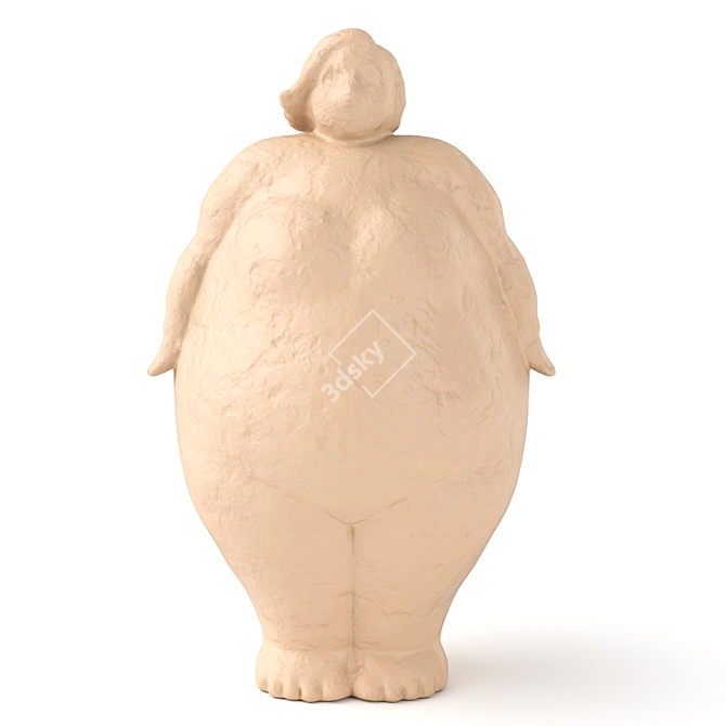 Elegant Sculpture: 3Dmax Figurine 3D model image 4